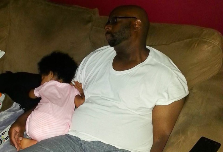 Dad & Daughter Sleep